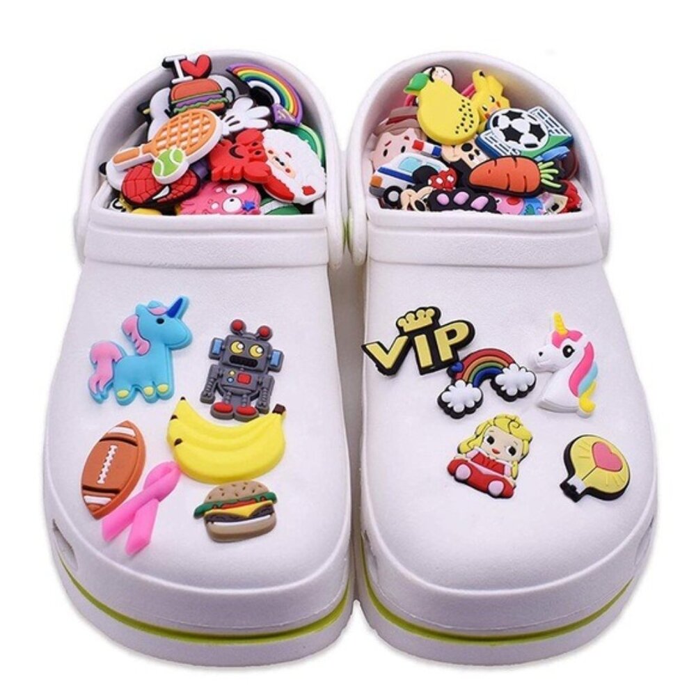 🎀100 Crocs shoe Charms NEW 🎀SHOES NOT INCLUDED - Picture 7 of 9